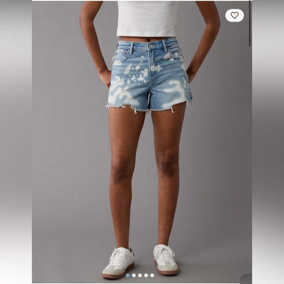 American Eagle Outfitters Pants - AE Strigid Super High-Waisted Relaxed Denim Short